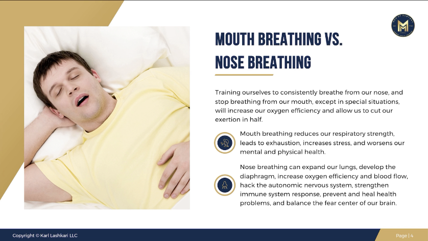 Mouth Breathing vs. Nose Breathing